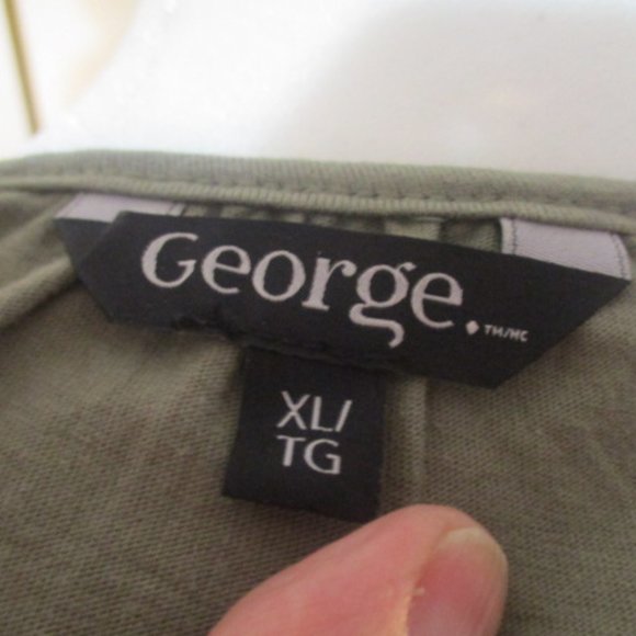 Rib Shoulder Billow Sleeve Scoop Neck T Shirt - Picture 5 of 7